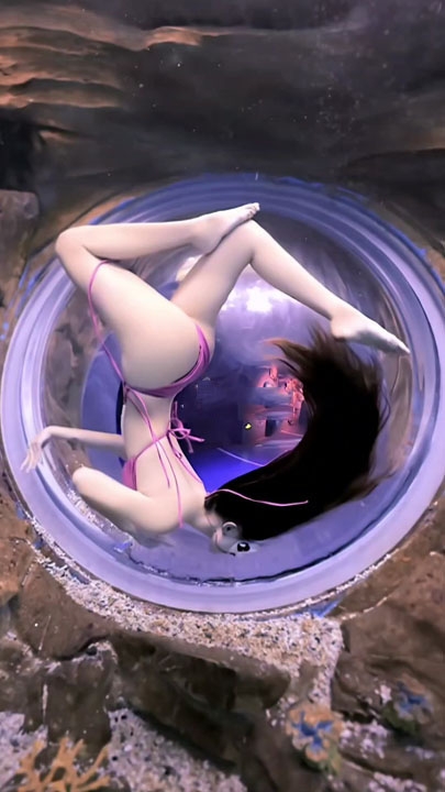 唯美人鱼潜水少女系列1（20V6分44秒）