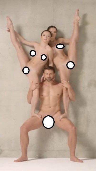 Hegre精品 三人各种高难度动作拍摄现场花絮 1V 5分15秒 377M