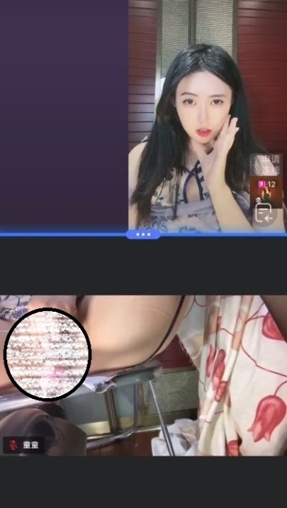 抖音【殷萧童】真正的双视角直播 超顶 15V 33分钟 401M