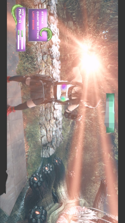 【水川堇】最新奇幻猎奇触手大战 蒂法穿越森林遇巨型触手怪物 被毒雾催情触手狂X 1V18分X761