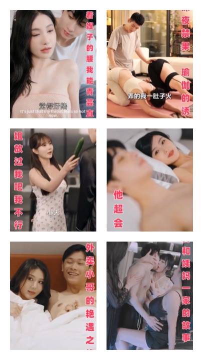 国产擦边短剧六部合集7  8.2G HJ0081